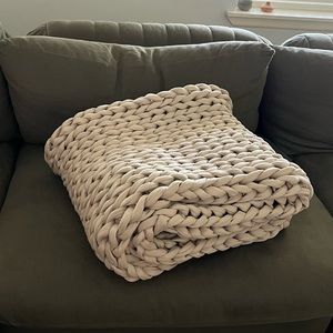 Bearaby Cooling Weighted Blanket - Tree Napper 15 Driftwood